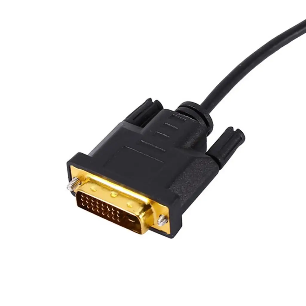 Двойное соединение DVI-I DVI к VGA D-Sub видео адаптер кабель конвертер
