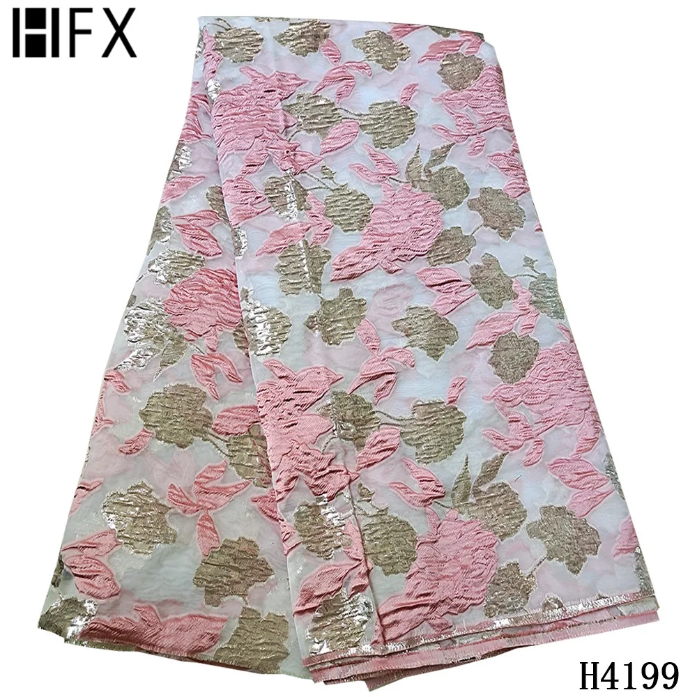 HFX 2020 нигерийские кружевные ткани высокого качества с вышивкой африканская