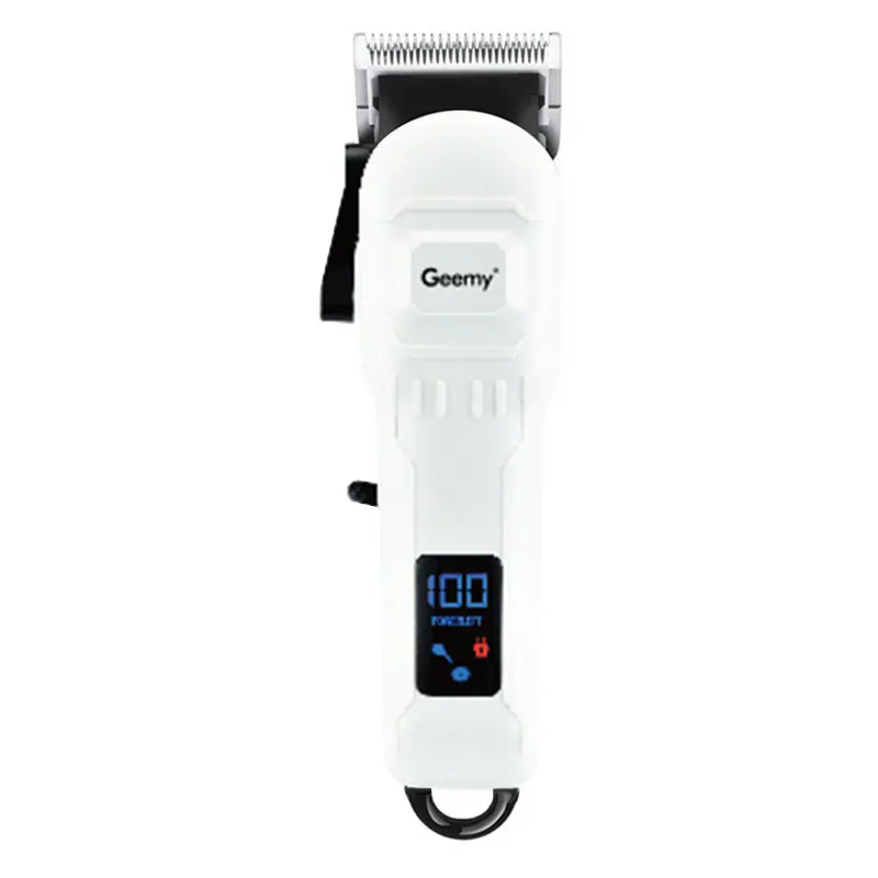 

Регулируемая профессиональная светодиодная машинка для стрижки волос, триммер для бороды, беспроводной триммер для волос, машинка для стри...