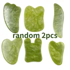 Тарелка Для Массажа Гуаша, натуральный зеленый нефрит, пластина для Массажа Гуаша, меридиан, инструменты для массажа рук