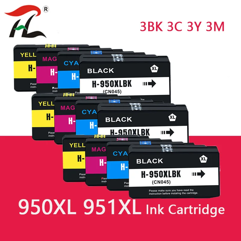 

Compatible ink Cartridge 950 951 XL for hp Officejet pro 8100 8610 8620 8630 8600 8660 8640 8680 8615 printer 950XL 951XL