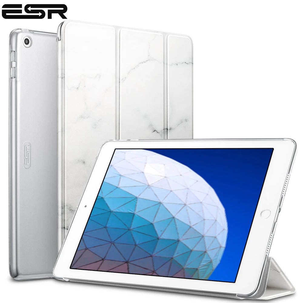 Чехол ESR с мраморной тройной складкой для iPad Air 3 10 5 &quot2019 легкий умный чехол