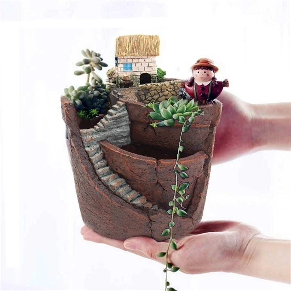 1 шт. садовое небо суккулентный растительный дом травы плантатор микро пейзаж