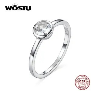 Кольцо женское из серебра 100% пробы, с кристаллами