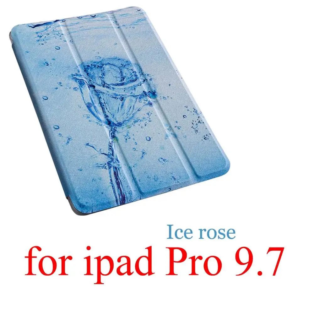 for ipad Pro 9.7 Чехол для планшета с мультипликационным принтом для Apple ipad 2 3 4 9,7 Pro Smart wake Sleep fundas fold Stand cardined cover capa bag для Air 1 2 - Цвет: for ipad Pro 9.7