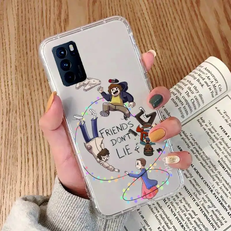 

Stranger Things Sci-Fi TV Series Phone Case Transparent For OPPO A 3 5 33 7 8 52 9 11 32（2020）53S F 9 11 Realme X T 7 50 7 PRO