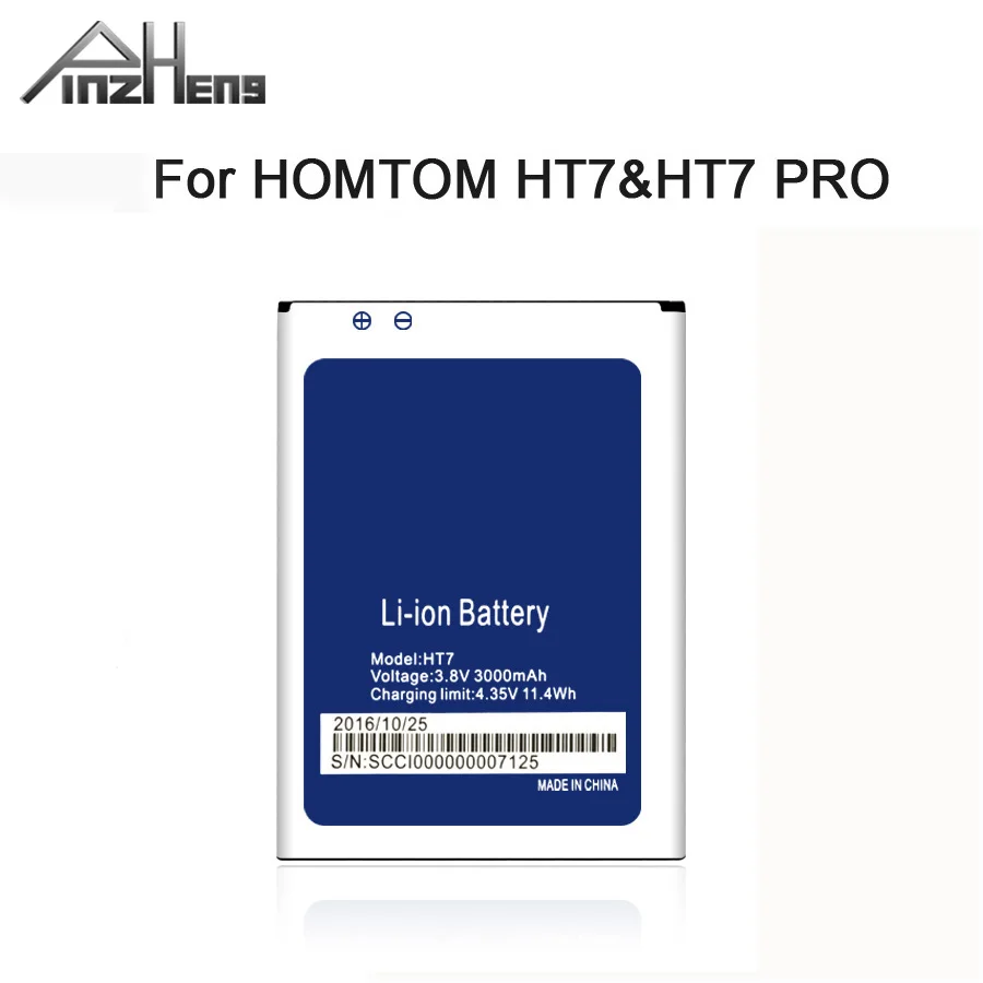 PINZHENG новый 100% Оригинальный аккумулятор для мобильного телефона HOMTOM HT7 и Pro