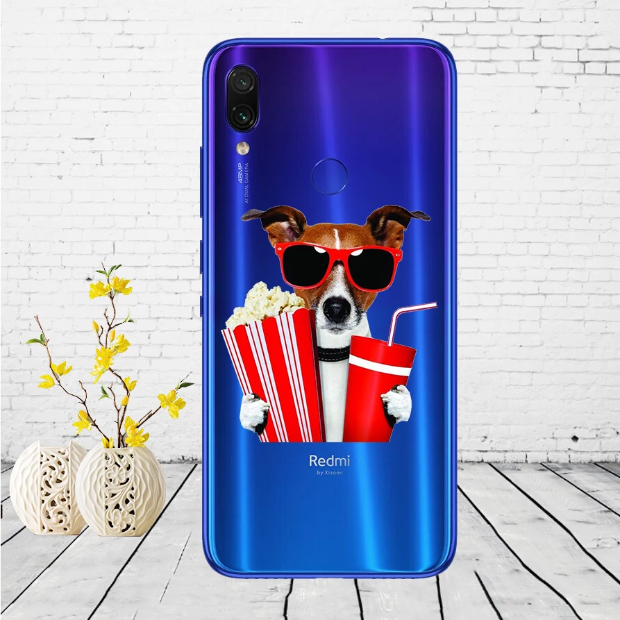 F50 Чехол для Xiaomi Redmi Note 7, силиконовый чехол для Xiaomi Redmi Note 7, задняя крышка, чехол для Redmi Note 7, чехол для телефона - Цвет: F50
