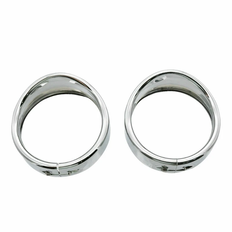 

Хромированный налобный фсветильник для Touring Road King Electra Glide, отделочное кольцо, 4,5 дюйма, противотуманное кольцо