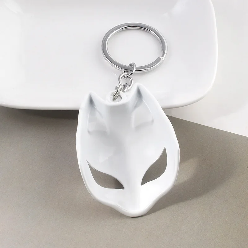 Милый аниме персонаж из мультфильма 5 P5 лиса маска металлический брелок кулон