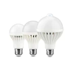 Светодиодная лампа E27, 3 Вт, 5 Вт, 7 Вт, 9 Вт, лампа с пассивным ИК датчиком движения, 220 В переменного тока, 230 В, автоматический умный светодиодный светильник с инфракрасным ИК датчиком движения