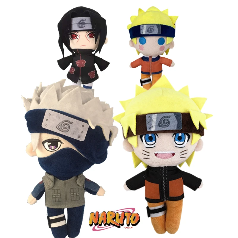 

Naruto Plush Doll Q Version 20CM Uzumaki Naruto Uchiha Itachi Kakashi Plush Toy Children's Birthday Christmas Gift