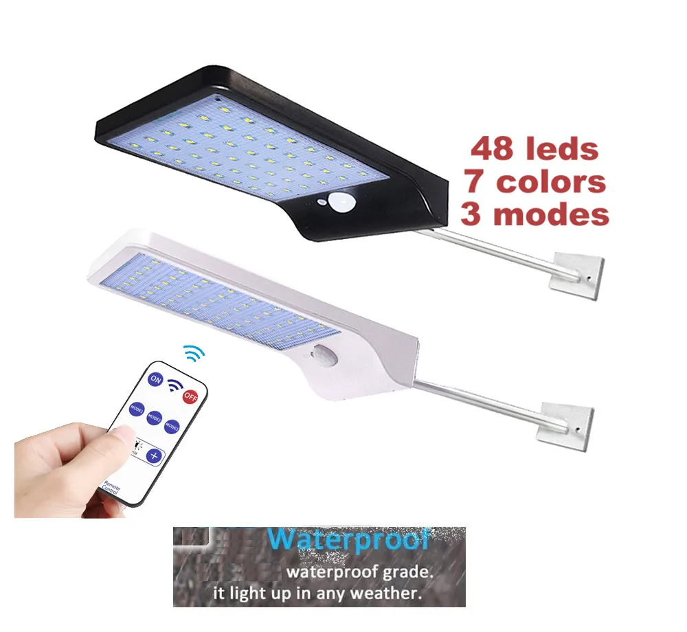 Светодиодный садовый светильник на солнечной батарее прожектор с