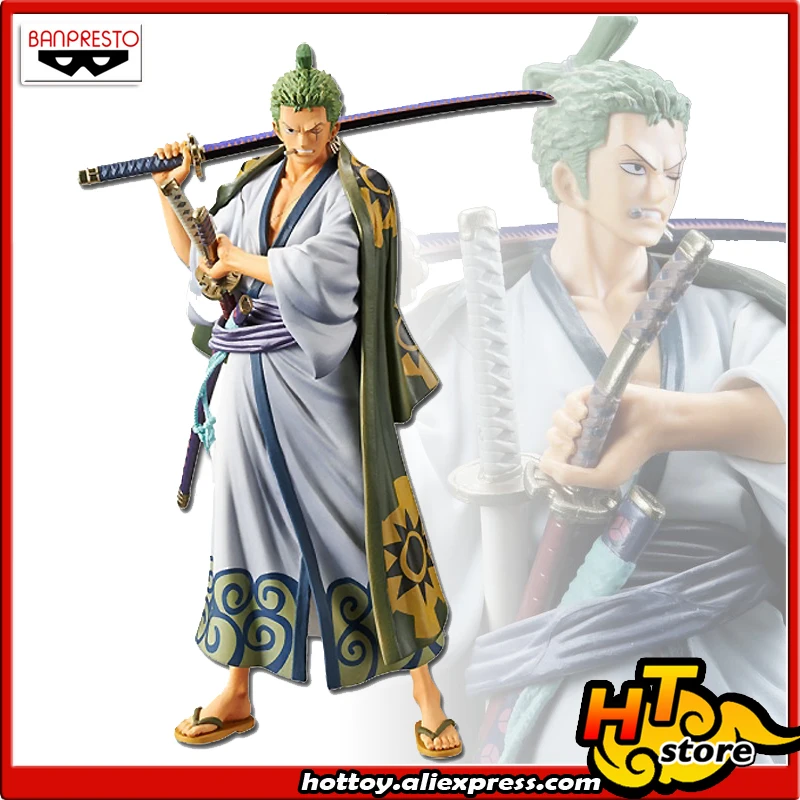 100% Оригинальная фигурка Banpresto DXF THE GRANDLINE MEN коллекционная о стране ВАО 2 Zoro от ONE