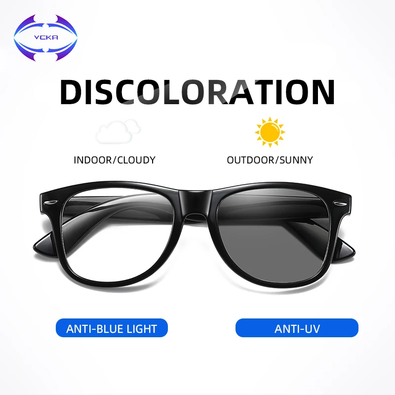 VCKA классические очки для обесцвечивания оправа мужчин анти-синий светильник