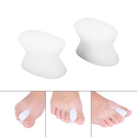 1pair big toe separator silicone toes bunion fingers splint thumb protector adjuster hallux valgus guard orthopedic foot massage