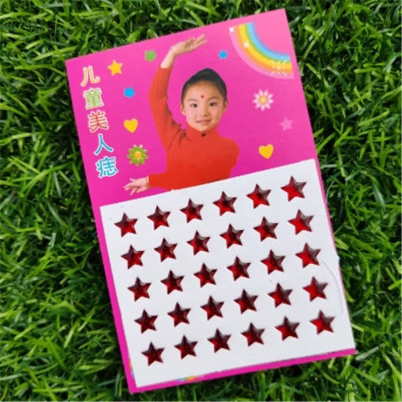 Красная точка любовь звезда Красота кристалл дрель Стикер s для женщин мобильный