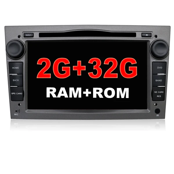 Gray 2G 32G 8 ядер 1024*600 четырехъядерный Android 9,0 автомобильный магнитофон gps dvd-плеер для Opel Astra H Vectra Corsa Zafira B C G поддержка OBD2 - Цвет: Gray 2G 32G