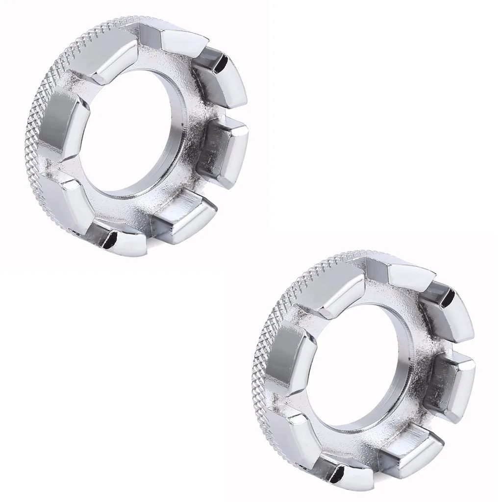 2 шт. велосипедный 8-ходовой ключ для спицам обода колеса гаечный инструмент