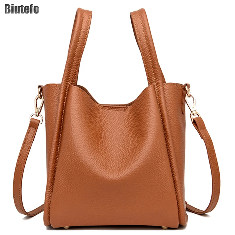 

Luxury Designer Handbags for Women Shoulder Bag Genuine Leather Sac Bandouillere Femme Crossbody Purse Vintage Bucket Bolsa Saco