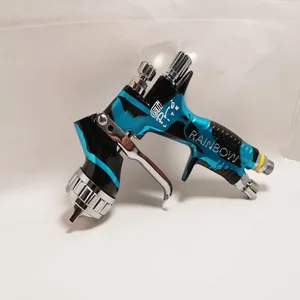 Пневматический Краскораспылитель GTI PRO LITE HVLP + deko, Краскораспылитель с наконечниками 1,3 мм, с баком, автомобильным инструментом