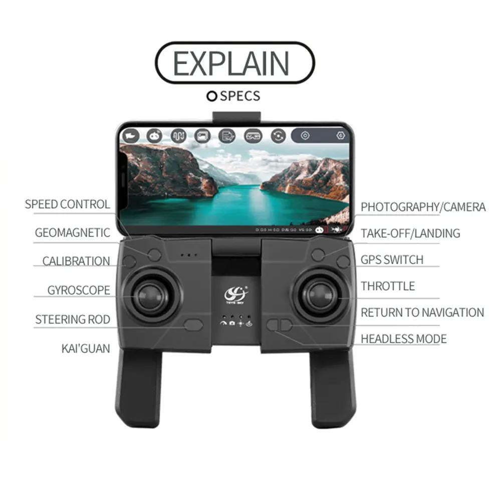 S167 gps расположение WI-FI 4K Камера Квадрокоптер с дистанционным управлением