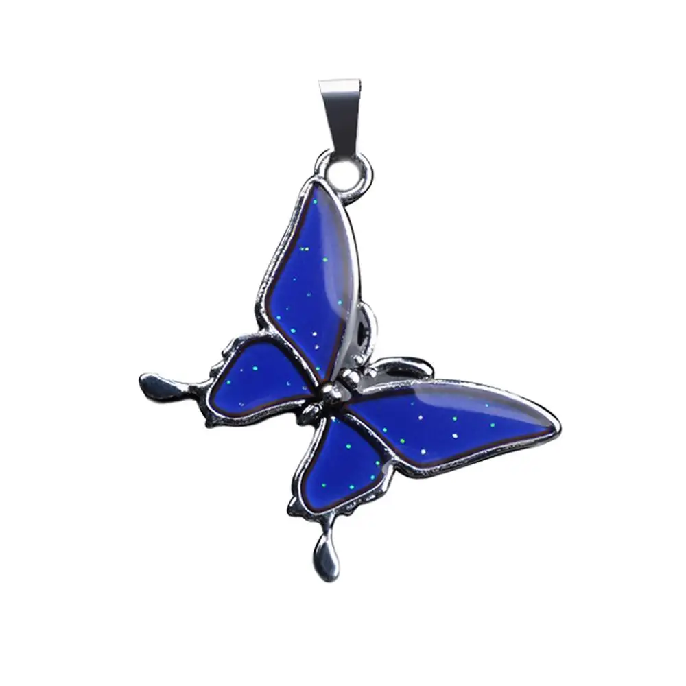 Кулон крест с изменением цвета сердца Дельфина бабочки смайлика контролируемым