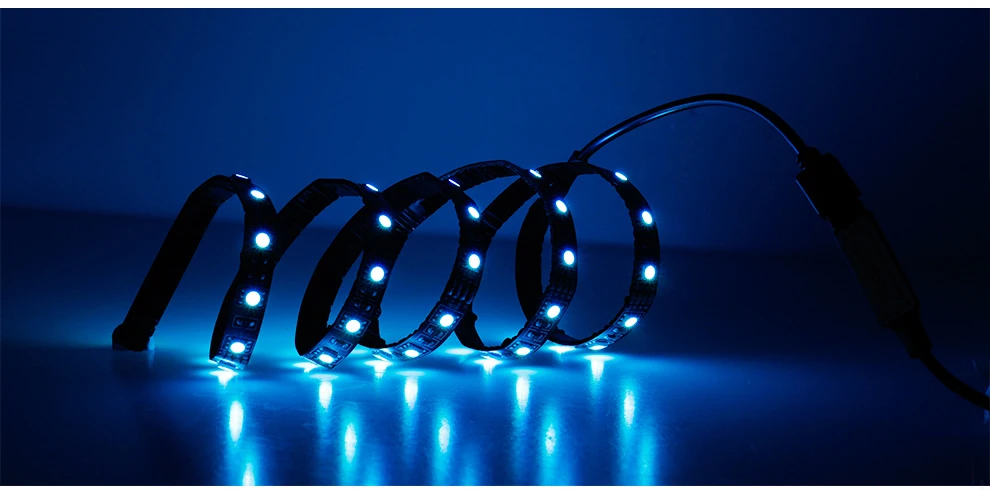 USB Светодиодная лента 5 в SMD 5050 RGB гибкий светодиодный светильник лента с радиочастотным пультом дистанционного управления музыкой для ПК экран ТВ фоновый светильник ing 1 м 2 м