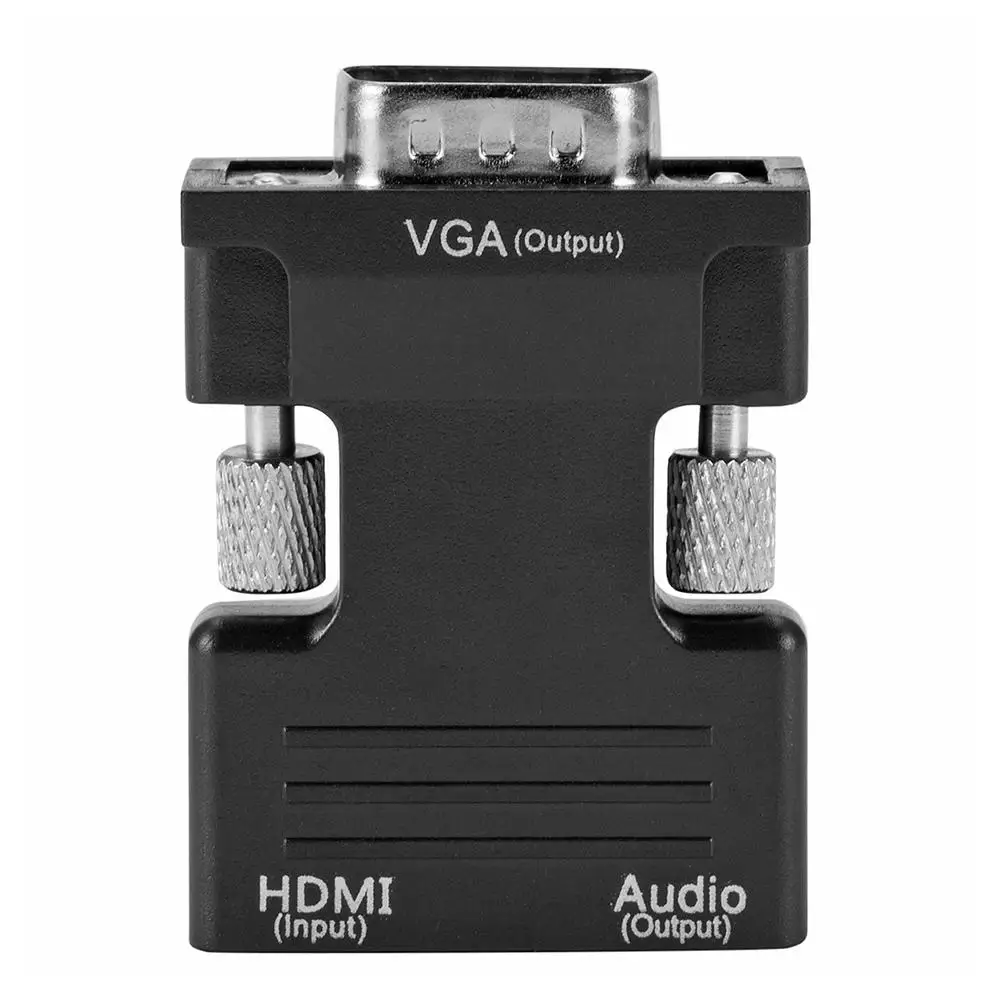 Адаптер HDMI-совместимый с женским и мужским разъемами VGA адаптер аудиокабелем