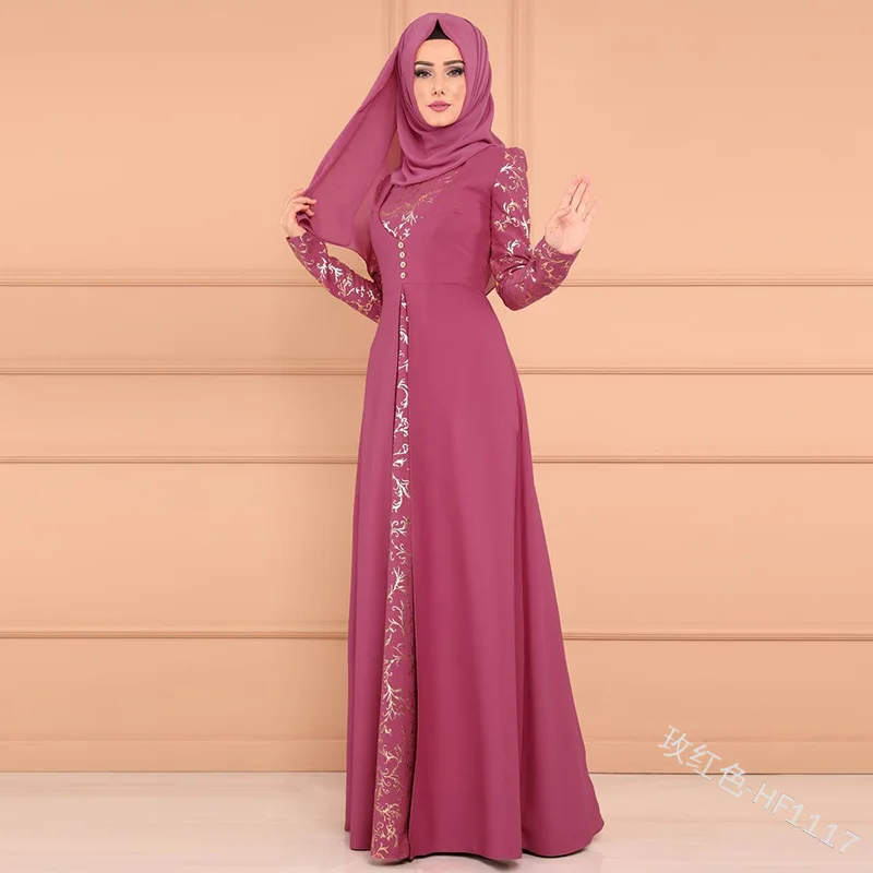 Элегантное мусульманское платье с принтом abaya, вечернее платье, кардиган-кимоно, длинные халаты Jubah, Ближний Восток, Eid, Рамадан, исламский