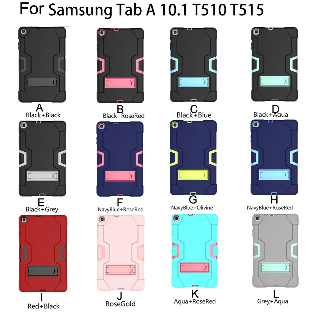 Чехол для планшета Samsung Galaxy Tab A 10 1 T510 T515 дюймов 2019 портативный твердый анти