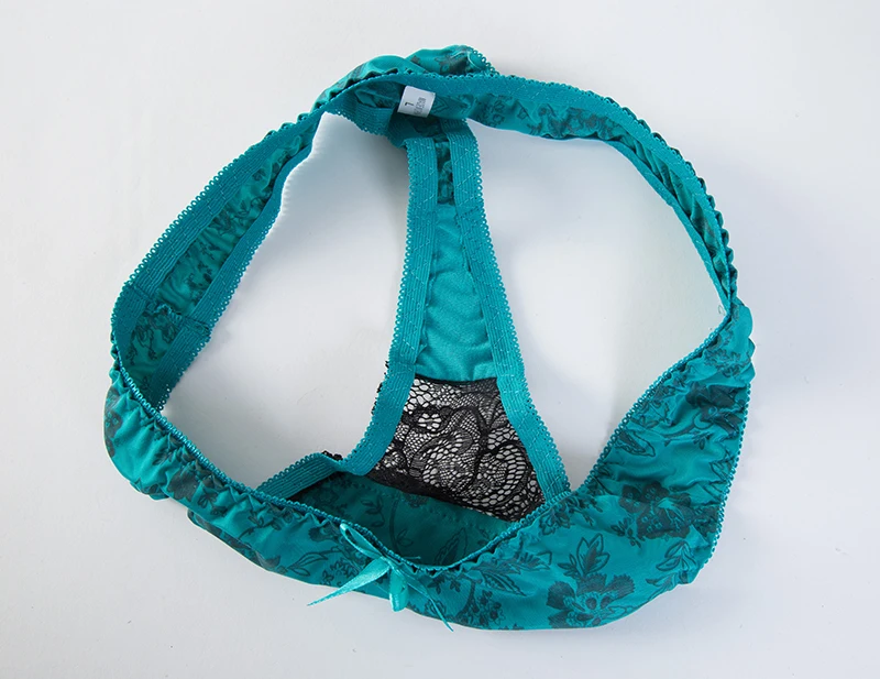 

Factory direct European and American style sexy lace thong bra set nylon upper thin lower thick stereotype underwear set 4