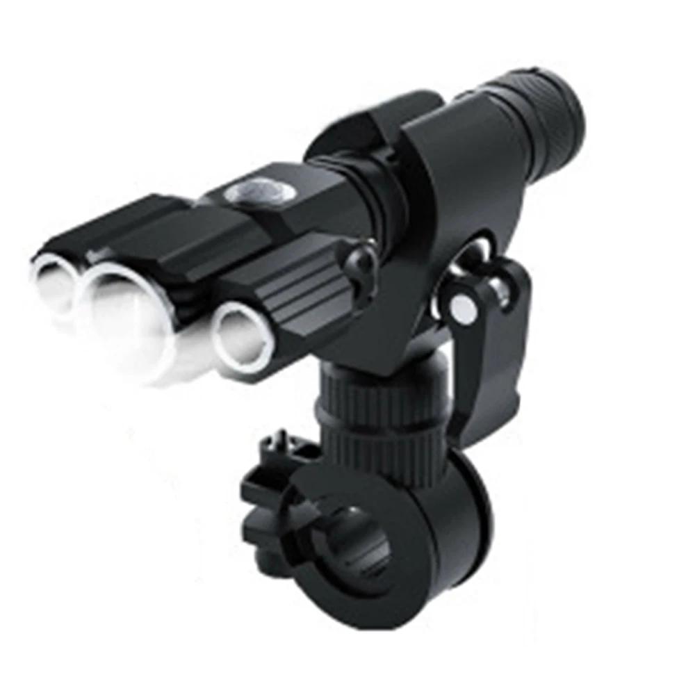 

New Bicycle T6 Headlight Rotating Multi-Function LED Glare Night Flashlight USB Charging Multi-Lamp