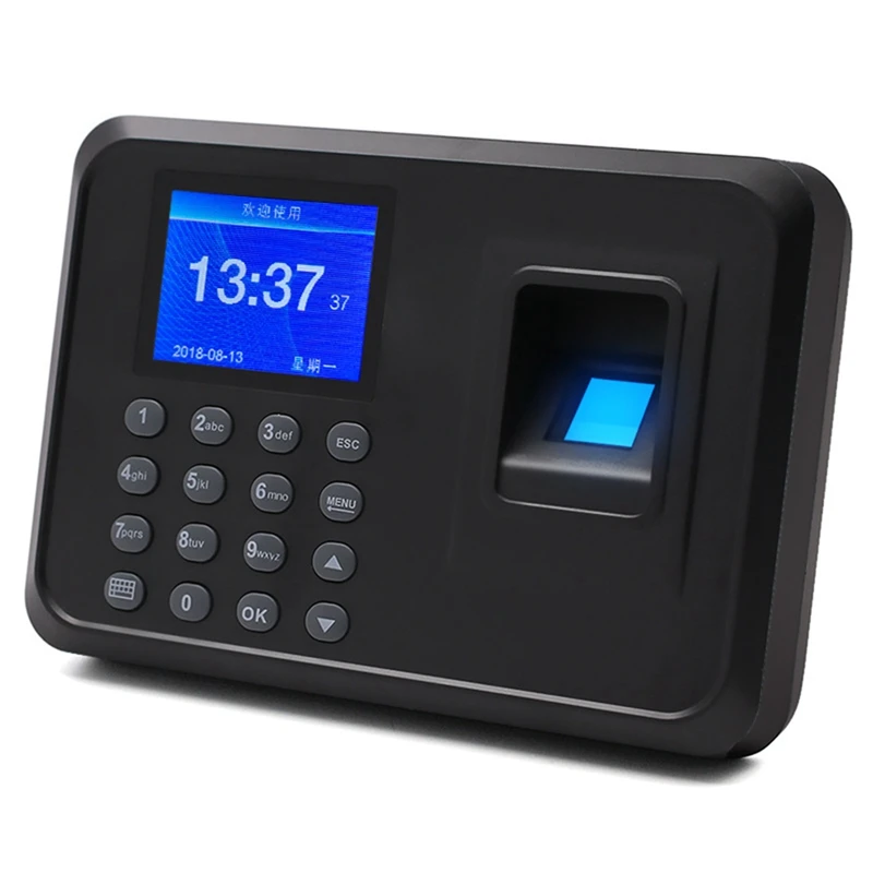 

Fingerprint Attendance Machine Biometric Intelligent Fingerprint Time Attendance Machine Time Recorder Machine EU Plug