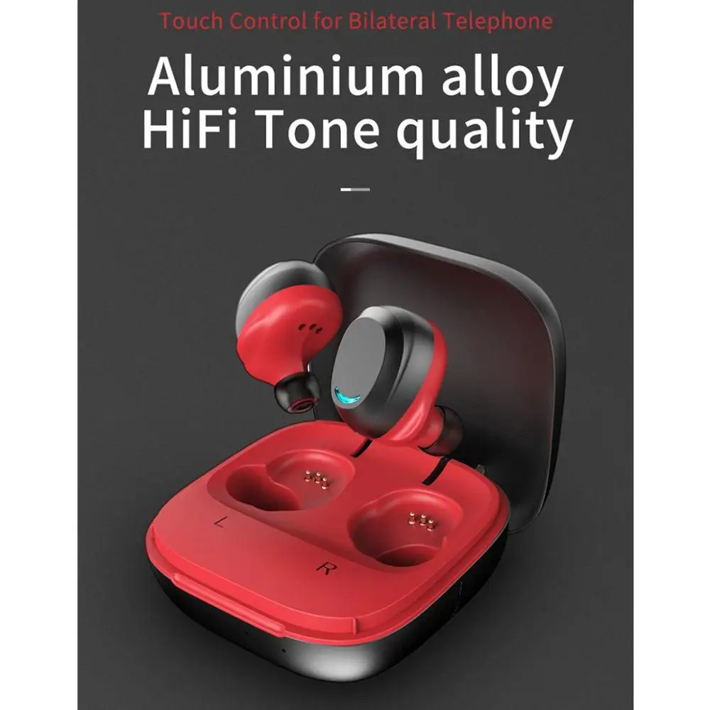 Rollme T08 TWS Wireless Earbuds Bluetooth 5.0 HiFi Tone Earphones Noise Cancelling Gaming Metal Headset IPX6 Waterproof | Электроника