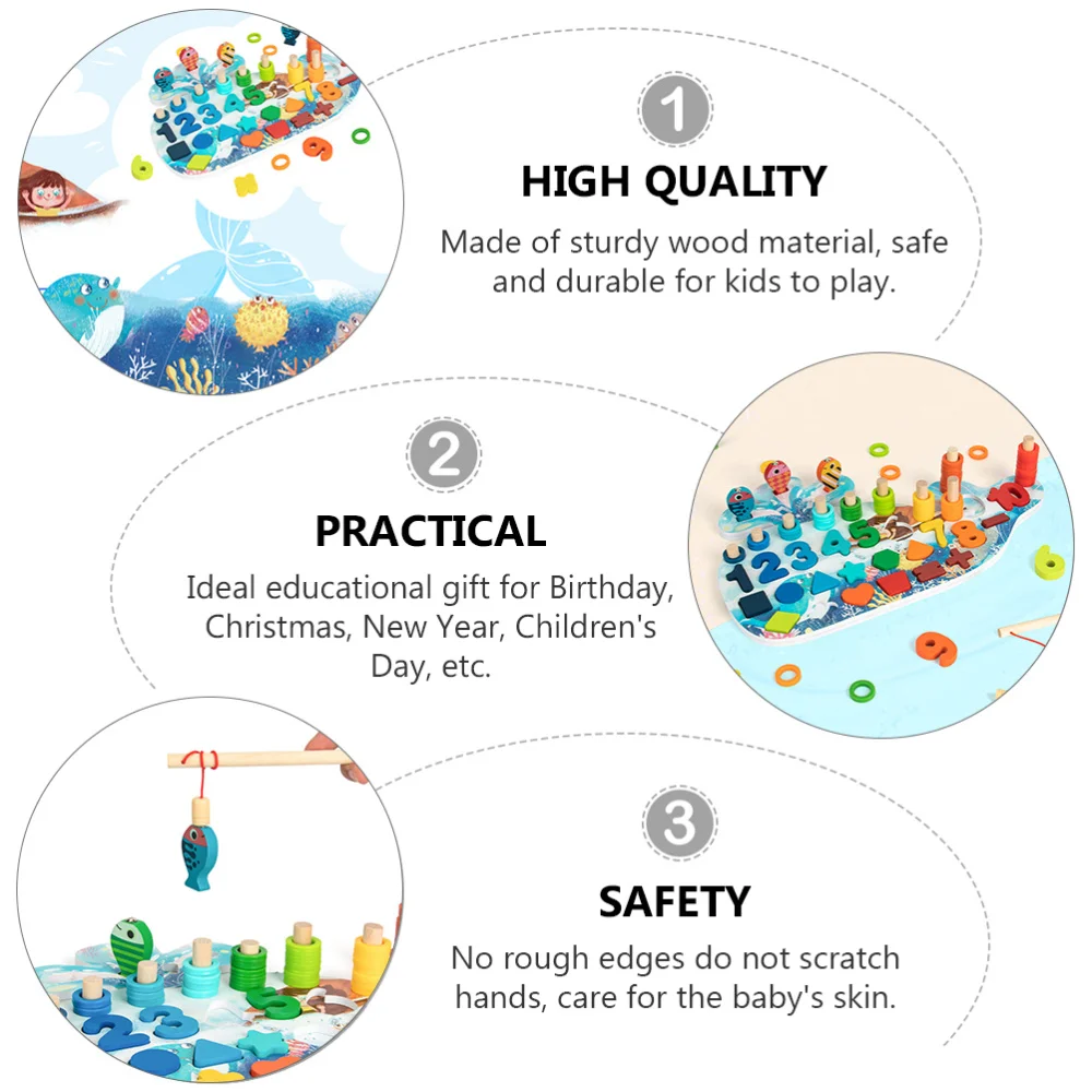 

Baby Develop Intelligence Early Educational Jigsaw Puzzle Matching