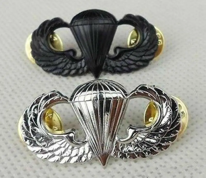 TWO US ARMY AIRBORNE PARATROOPER PARACHUTIST JUMP WINGS BADGE CLASSIC MILITARY military Store | Спорт и развлечения