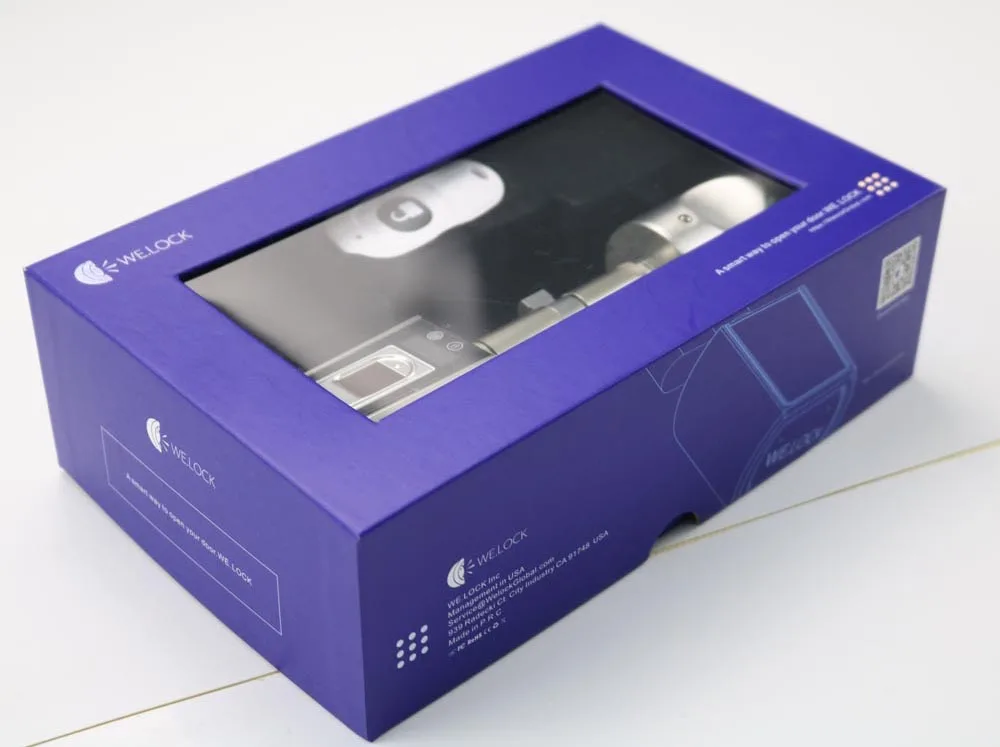 Электронный цилиндр наружный водонепроницаемый биометрический сканер