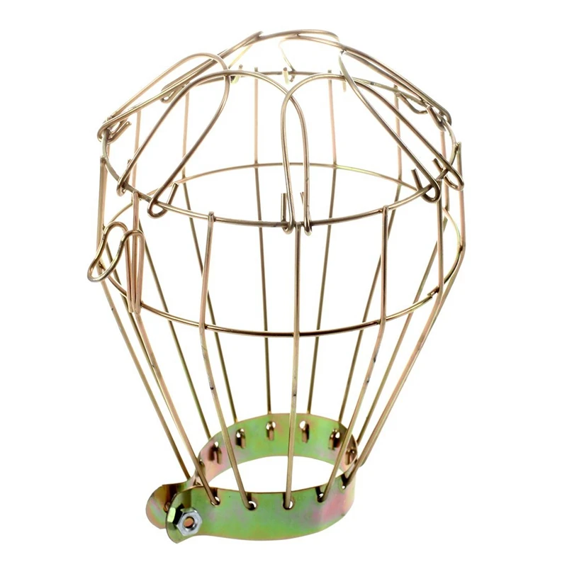 

Iron Wire Bulb Cage, Clamp On, Old Look, Vintage Lighting, Steampunk