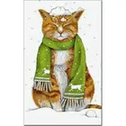 Алмазная живопись 5d сделай сам, вышивка крестиком, кошка, полноразмерная мозаика, картины кристаллов, вышивка стразами, пэчворк