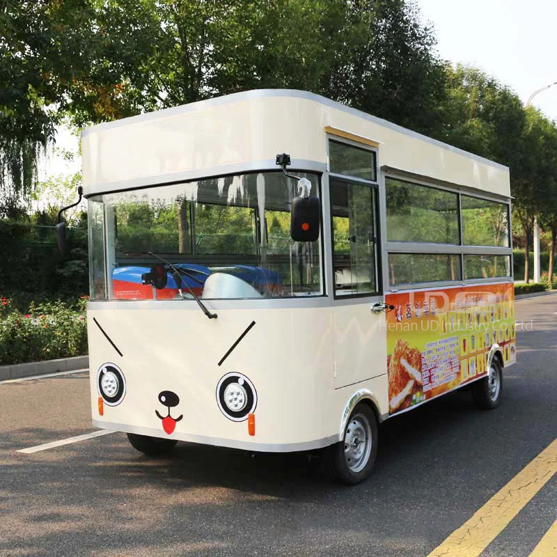 Уличная распродажа кофейный терминал фургон для общественного питания пицца