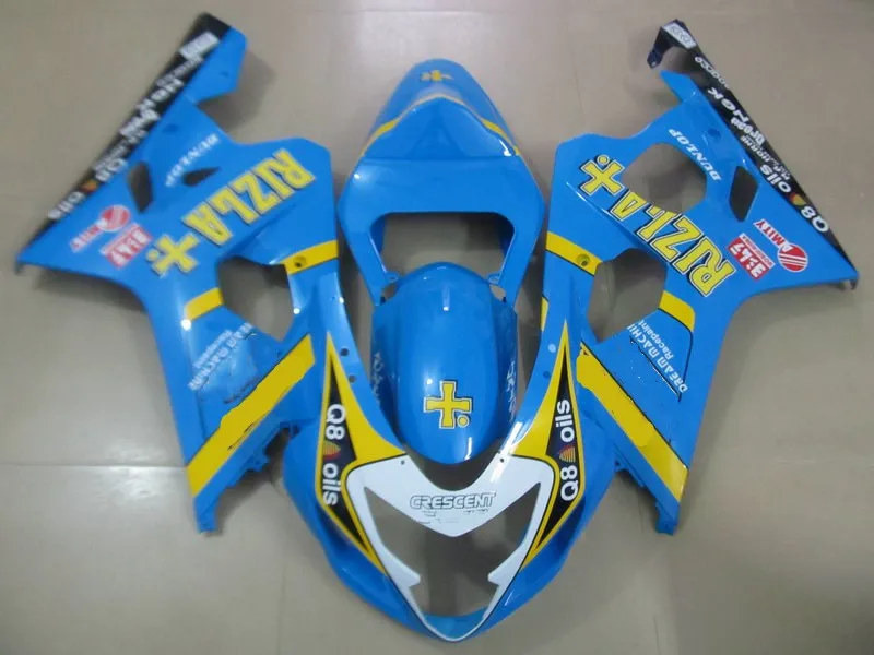 Комплект обтекателей под давлением для кузова GSXR600 750 K4 04 05 GSXR 600 GSXR750 2004 2005 ABS синие