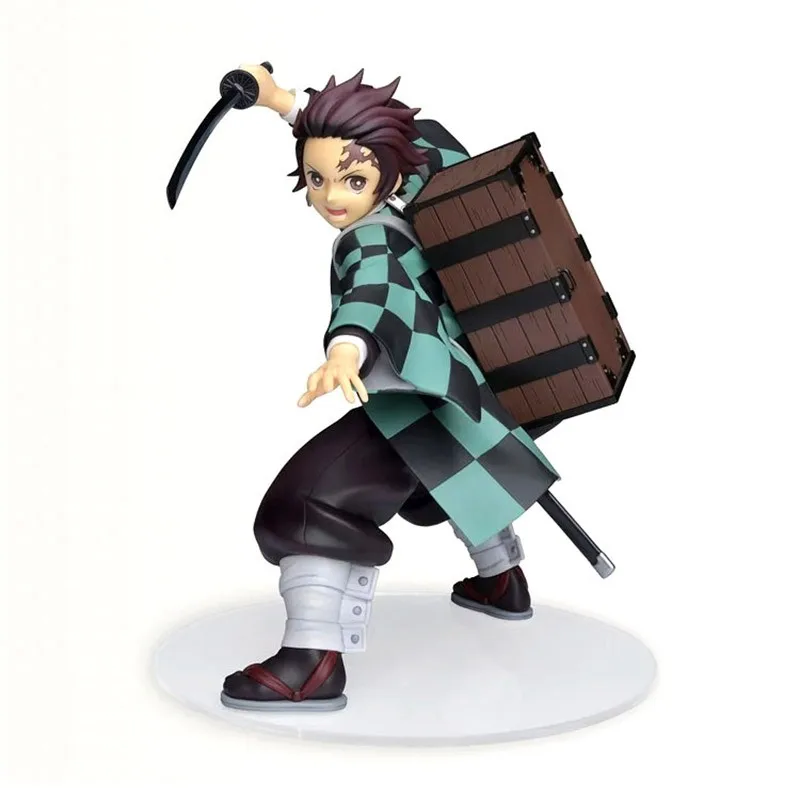 

Children's Toys Demon Slayer Figure Toys Kamado Nezuko Tanjirou Agatsuma Zenitsu Pvc Model With Wisteria Sinensis Decoration Toy