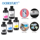 250 мл 5 сворачиваемая Спортивная бутылка (не содержит бис-набор светящиеся в ультрафиолетовом свете чернила для Epson 1390 L800 1400 1410 1430 1500 W R290 R330 L800 L1800 пигментные чернила для всех УФ-принтер