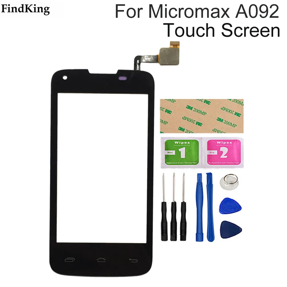 Мобильный сенсорный экран 4 0 дюйма для Micromax A092 дигитайзер датчик внешнее стекло
