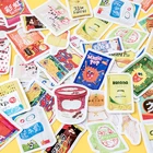 46 шт.коркор. Мультяшные милые наклейки для закусок, дневника, журнала, канцелярские принадлежности, скрапбукинг, декоративные наклейки сделай сам, материалы ручной работы