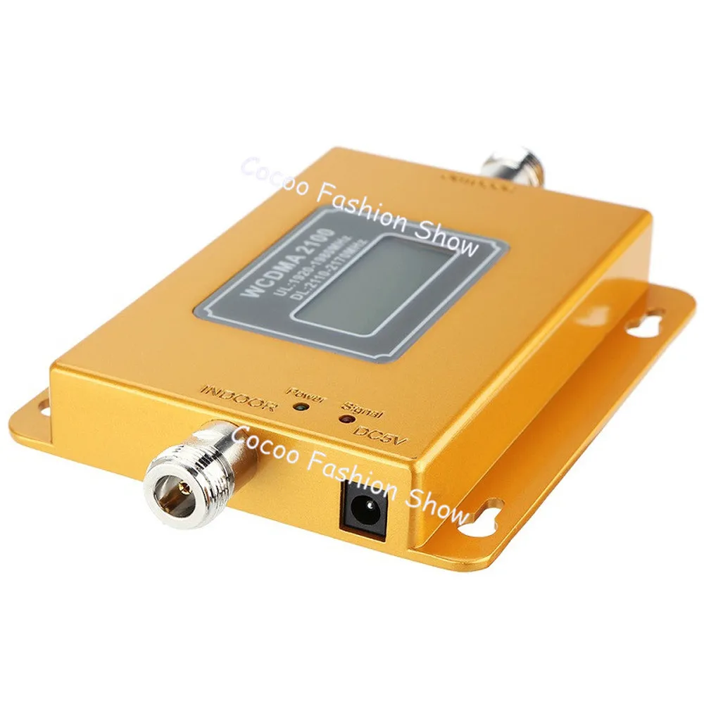 ZQTMAX Mini 3G мобильный усилитель сигнала 2100 UMTS Усилитель сотового WCDMA 75dBi повторитель