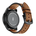 Ремешок из натуральной кожи для Galaxy Watch 46 мм 42 мм, спортивный браслет для Active Samsung Gear S3 frontierS2, Huawei Watch GT S 3 2 46, 2022 мм