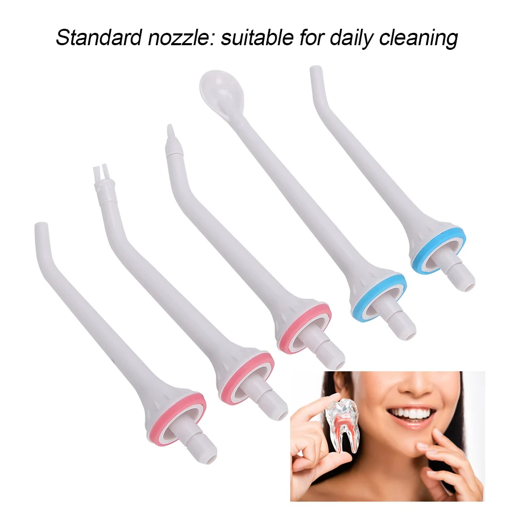 

6PCSReplacement Tip Accessory For Oral Irrigator Water Flosser Teeth Cleaning Machine Dental Plaque Periodontal Pocket Sprinkler