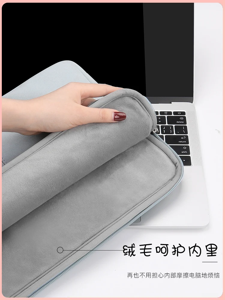 Laptop Bag Laptop Sleeve 15.6-Inch Male and Female Portable Laptop Bag Portable Crossbody Dual-Use mens leather bag for 15